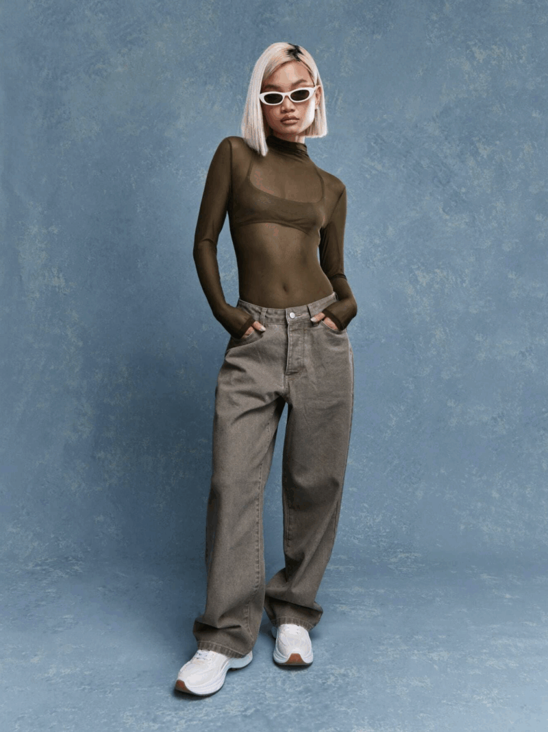 Denny Green Mesh Full Sleeves Bodysuit - Image 5
