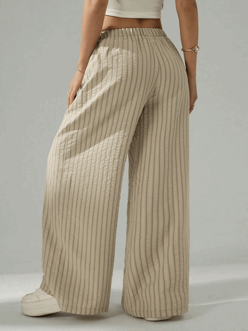 Silia Striped Relaxed Fit jogger - Image 2