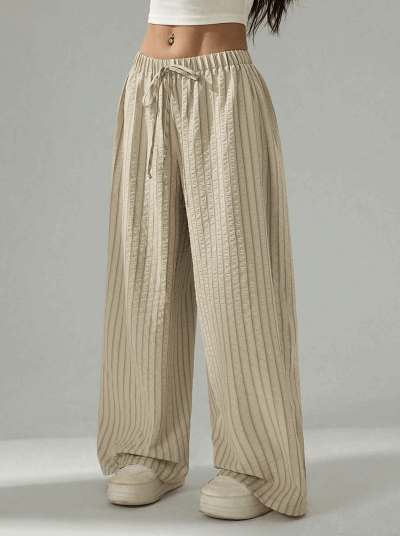 Silia Striped Relaxed Fit jogger - Image 3