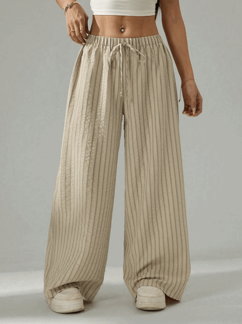 Silia Striped Relaxed Fit jogger - Image 5