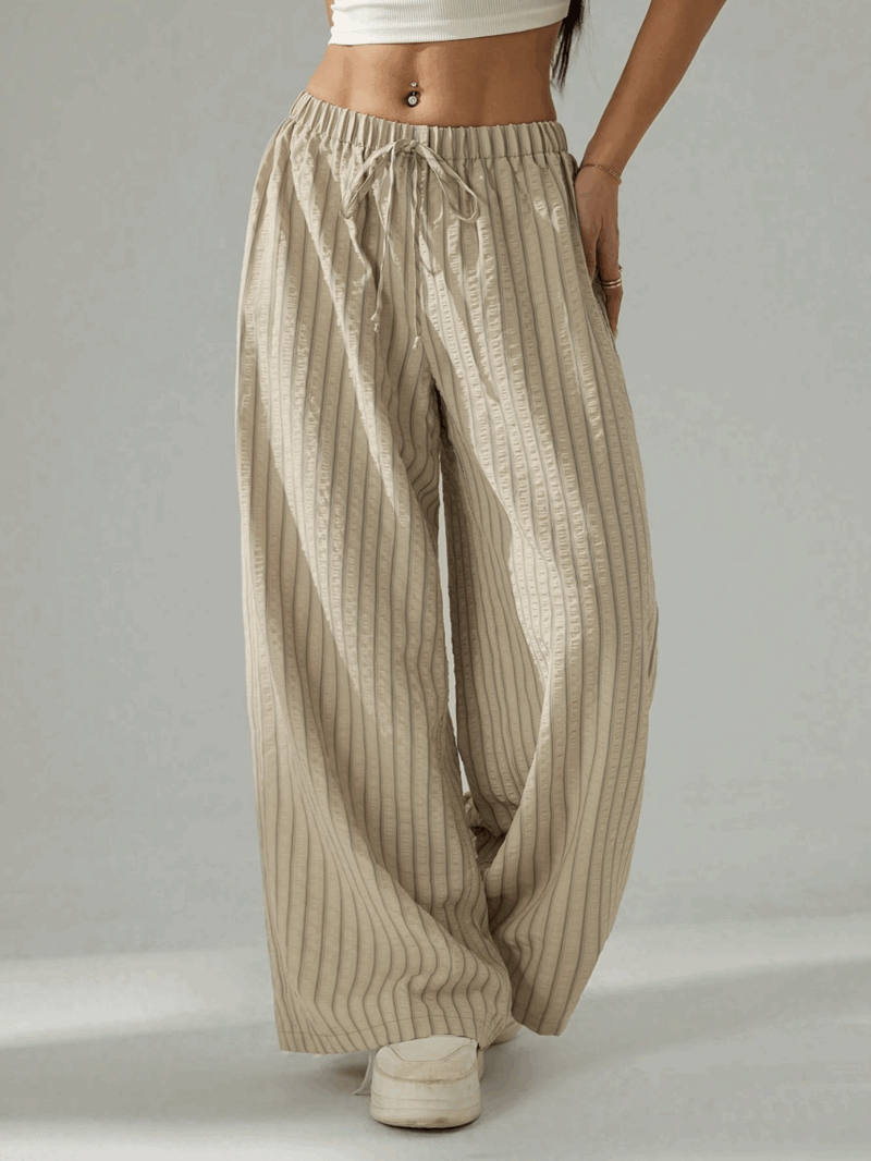 Silia Striped Relaxed Fit jogger - Image 6