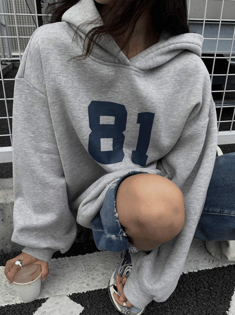 Siddy Grey Oversized Printed Hoodie - Image 5