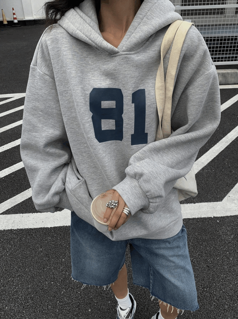Siddy Grey Oversized Printed Hoodie - Image 6