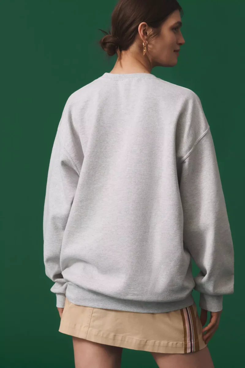 Dolce Fir Niente Relaxed Fit Grey Sweatshirt - Image 3