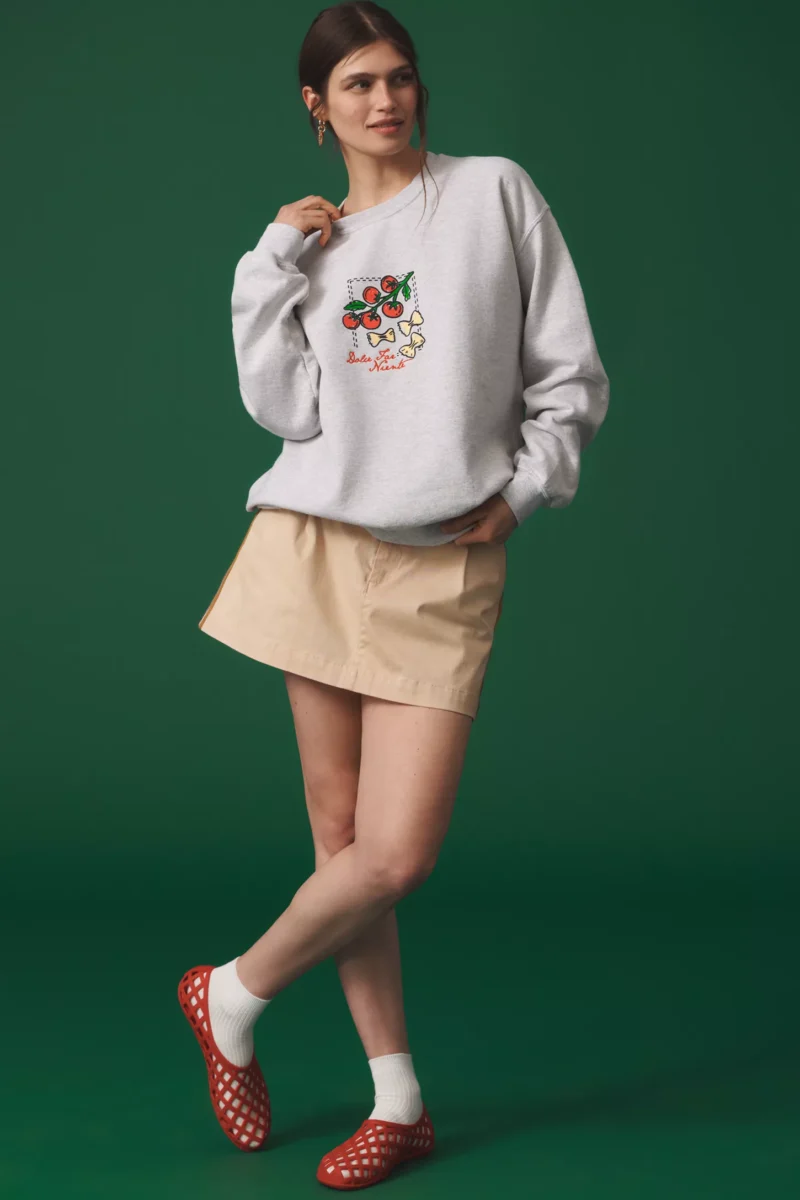 Dolce Fir Niente Relaxed Fit Grey Sweatshirt - Image 4
