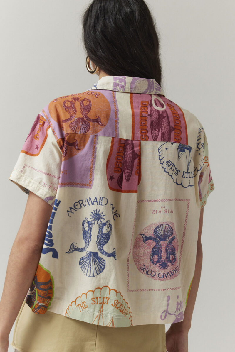 Vicky Multicolor relaxed Fit Printed Cotton Shirt - Image 4