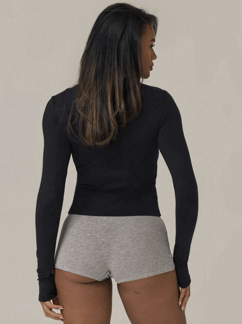Alisha Black Full Sleeves Top - Image 3