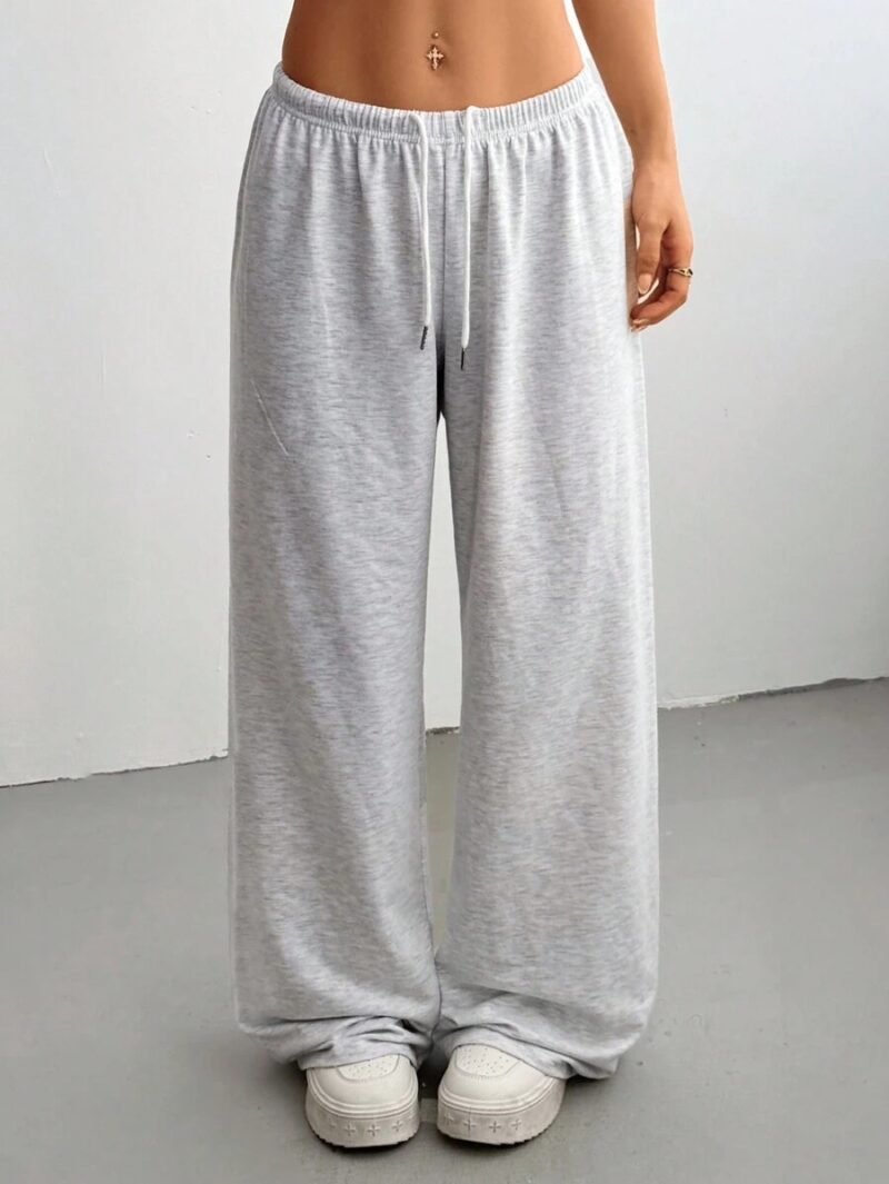 Deana Grey Relaxed Fit Fleece Jogger - Image 5