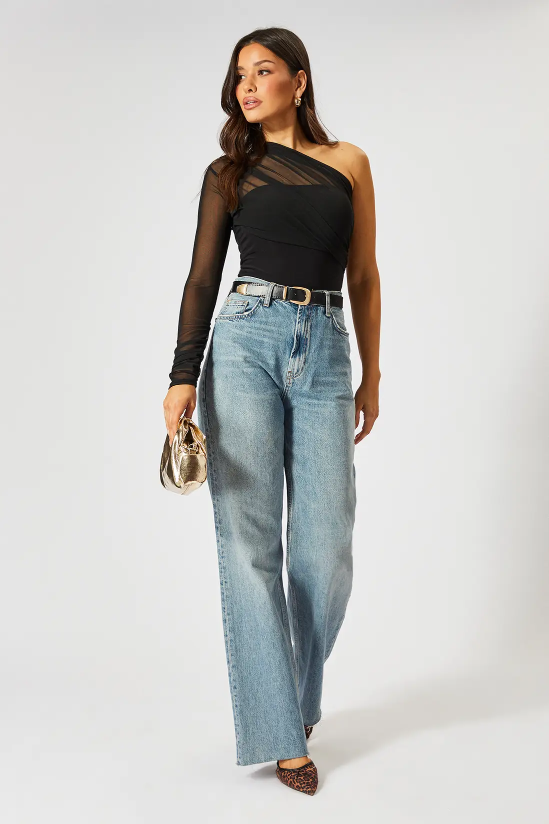 Minsi Black Off Shoulder Bodysuit - Image 3